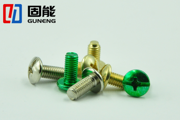 Color plated screw